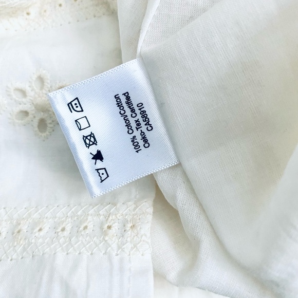 Essentials Cream Embroidered Blouse - Picture 7 of 7